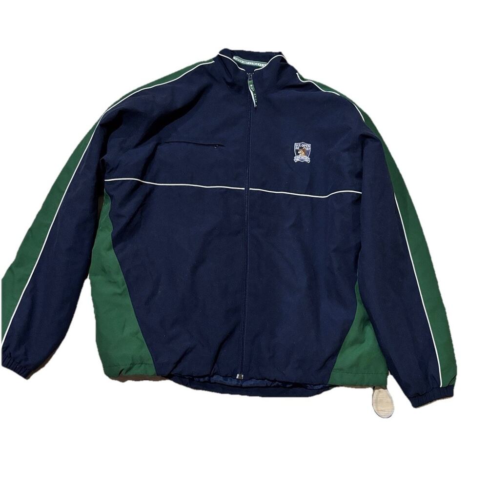 2007 US Open Oakmont Full Zip Spring Jacket Mens Large USGA Pittsburgh